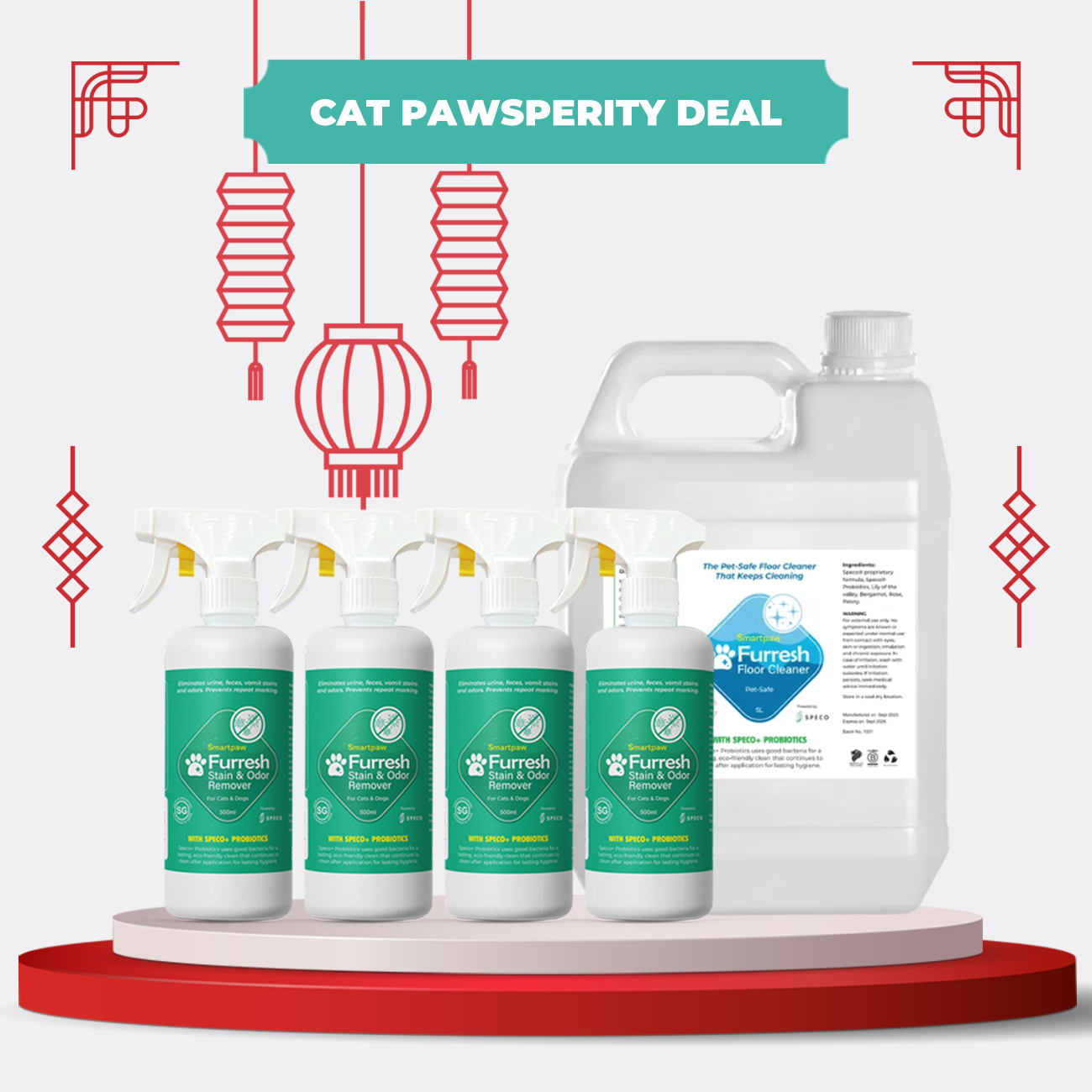 Cat Pawsperity Deal - Cleaning Bundle