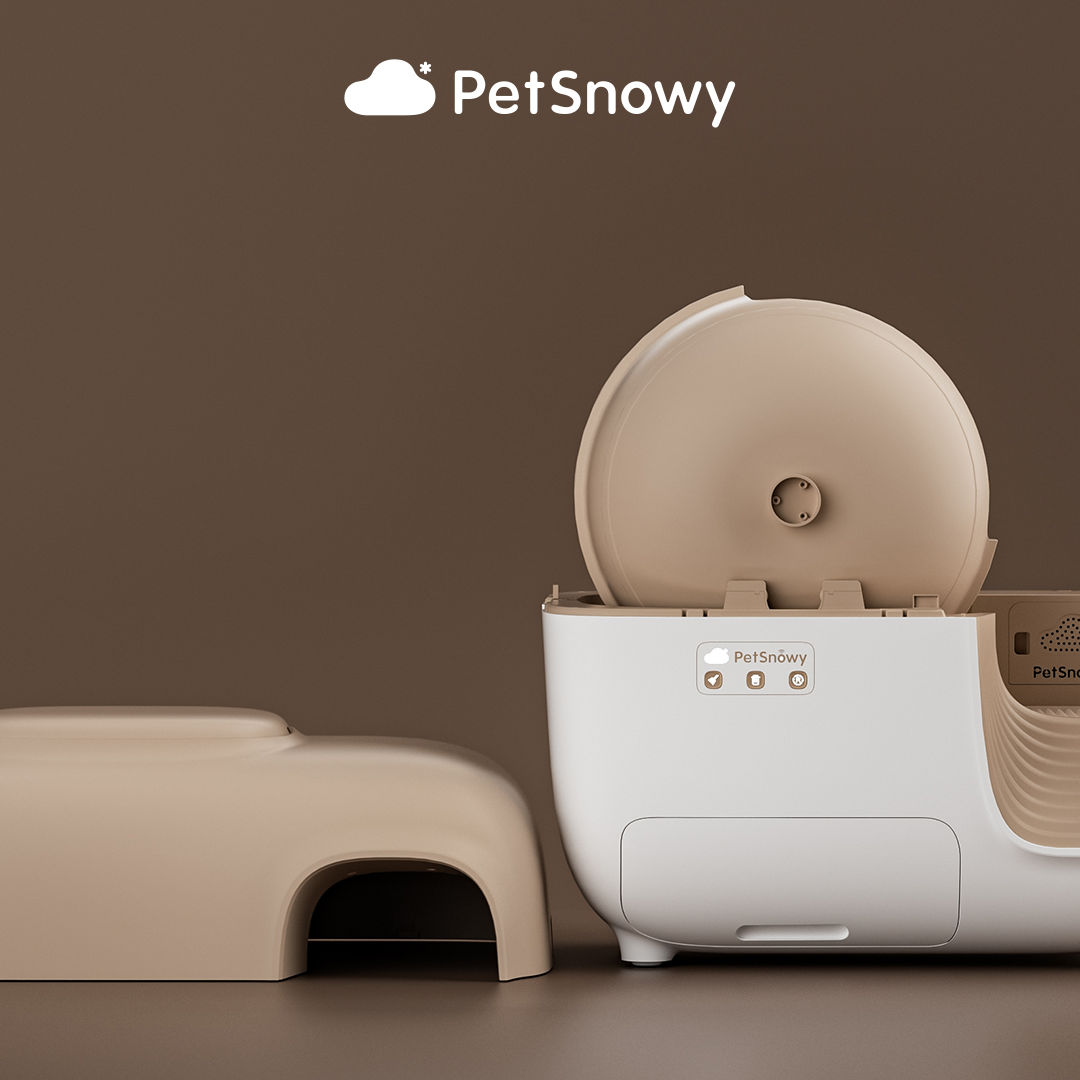 PetSnowy SNOW+ Self-Cleaning Cat Litter Box – Best Odor Control with Hands-Free Cleaning