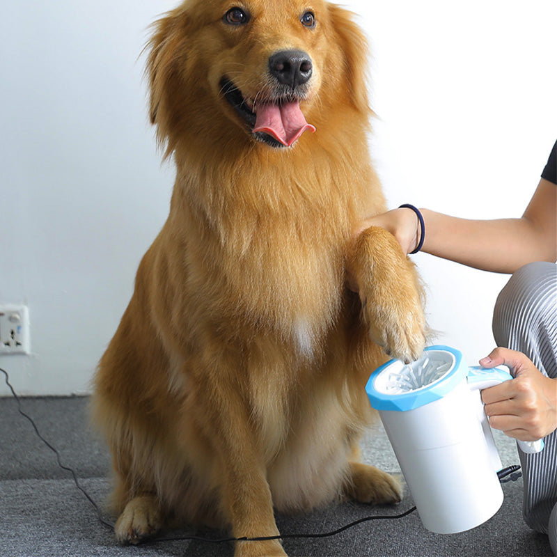 Automatic dog best sale paw cleaner